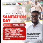 SANITATION DAY ANNOUNCEMENT