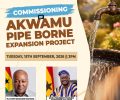 COMMISSIONING OF AKWAMU PIPE-BORNE WATER EXPANSION PROJECT